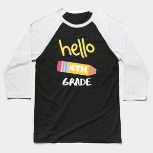 Hello Fourth Grade Baseball T-Shirt